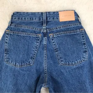 New EVERLANE The Curvy 90s Cheeky Straight‎ Jean Button Fly Organic Cotton Sz 25 thumbnail 12