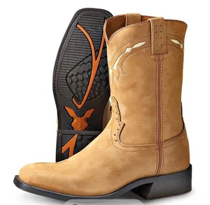 Road wolf Suede Western Boots  thumbnail 1