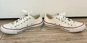 Converse Women's White Low Top Sneakers Size 6.5 thumbnail 6