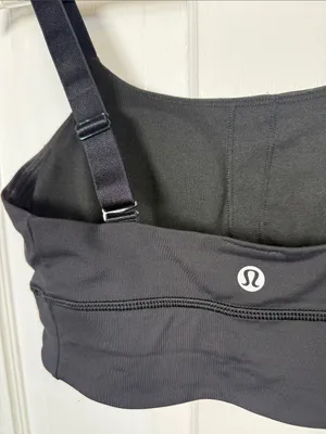 Lululemon Both Ways Sports Bra in Black W2479 Sz 6 thumbnail 4