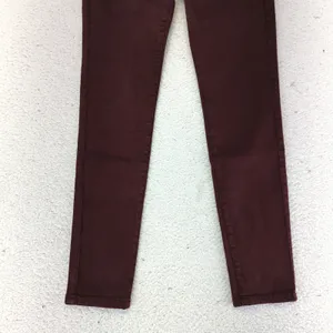 Joes Jeans Womens‎ 28 Skinny Mid Rise Burgundy Wine Red Lyocell Blend Pants thumbnail 4