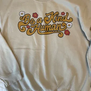 LIFE CLOTHING CO. Be a Kind Human Graphic Pullover Crewneck Sweatshirt Size M thumbnail 4