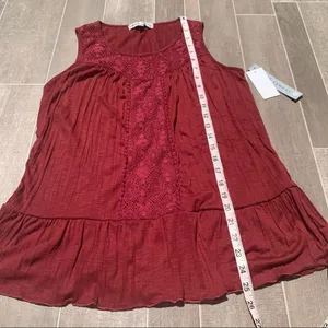 Absolutely Famous Red Wine Tank Top; small women’s thumbnail 4