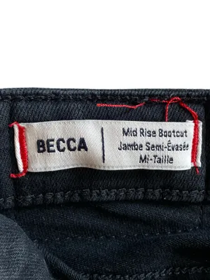 True Religion Becca Mid Rise Bootcut Black Jeans - 27 thumbnail 5