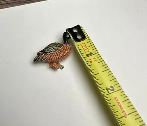 Vintage Gerry’s Mallard Duck Bird Enamel Brooch Pin Signed thumbnail 4