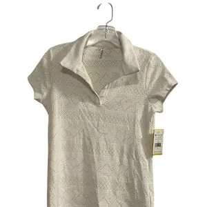 Eleven by Venus Williams‎ Women's XS White Polo Shirt Lightweight Breathable thumbnail 2