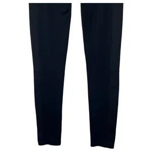 Spanx Leggings Womens Small Full Length Seamless Textured Sides Black FL3115 thumbnail 10