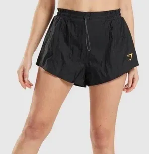Gymshark Pulse 2 in 1 Shorts - Black thumbnail 1