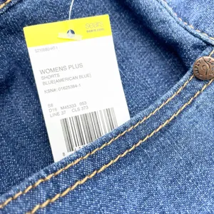 NEW Simply Emma Plus Size Denim Shorts Cuffed American Blue Wash Stretchy‎ thumbnail 7
