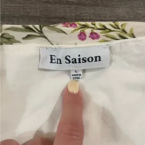 EN SAISON Anthropologie Valeria One Shoulder Crop Top thumbnail 5