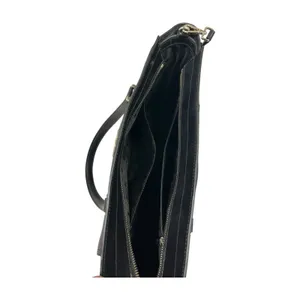 Kate Spade Patterson Drive Geraldine Satchel Black Pebbled Leather Crossbody thumbnail 3