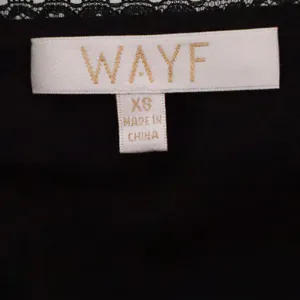 WAYF Babydoll Tie Front Top Womens Size XS Black‎ Dark Fairy Coquette Flirty thumbnail 2