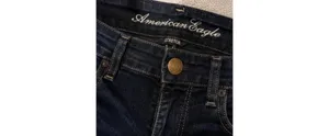 American Eagle Dark Wash Skinny Jeans Y2K 90s Indie Sleaze Size 8 thumbnail 5