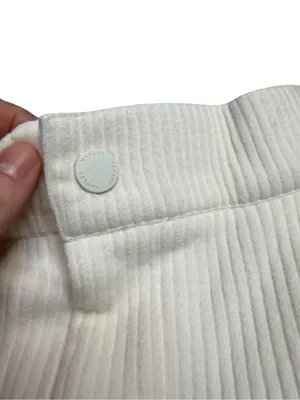 🤍 Varley Aberdeen Straight Leg Pant Cord Sweat Cream Medium 🤍 thumbnail 4
