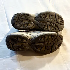 Merrell Primo Patch Leather Clogs Comfort Slip On Shoes Rich Brown US 7💚 thumbnail 9