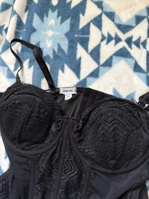 Garage Corset Top Black thumbnail 3
