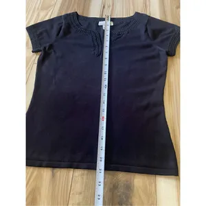 Laura Leigh Vintage Crotchet Black Women’s Top thumbnail 4