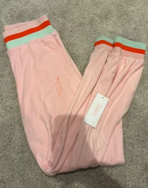 Starfit Pink Terry Sweatpants thumbnail 1