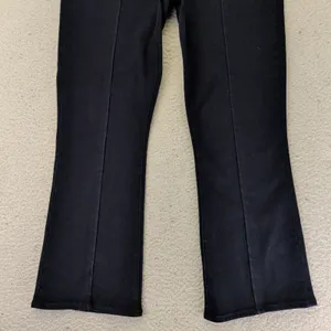 Paige Claudine Thin Denali‎ Flare Jeans Dark Indigo Seamed Trousers Women's 32 thumbnail 7