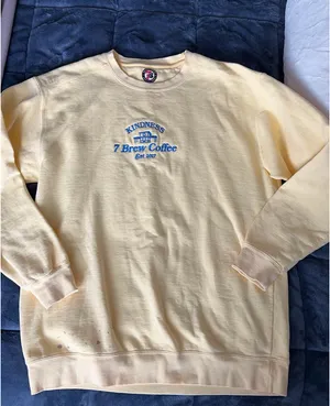 Seven Brew Sweatshirt Yellow Size L thumbnail 1