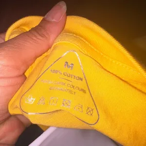 Topman Yellow Cotton Tee Size M thumbnail 2