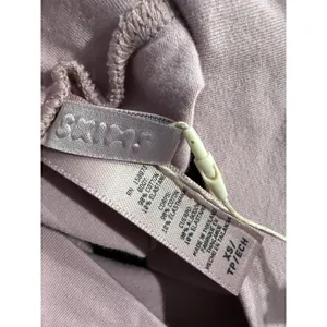 Skims Cotton Jersey Foldover Pant Dusk Pink Flare AP-PNT-0715 Womens XS NEW thumbnail 5
