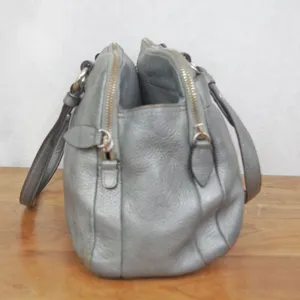 Coach F16529 Penelope Turnlock Silver Leather Satchel thumbnail 9
