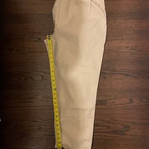 GAP Women's Olive Green Pleated Chino Pants size 14 thumbnail 3