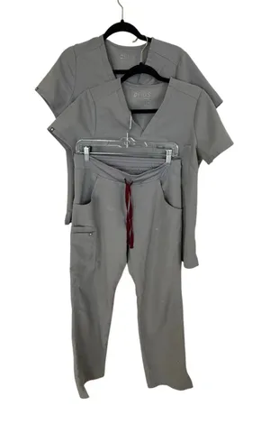 Figs light grey S scrub set thumbnail 1