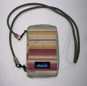 Kavu Go Time Minimalist‎ Crossbody Wallet Striped Gorpcore Travel Outdoor Purse thumbnail 1