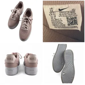 Nike Air Force 1 Sage Low Platform Pink Leather Sneakers Womens US 11 DM0113-600 thumbnail 2