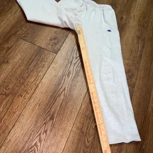 Champion Reverse Weave Gray Heather Sweatpants Raw Hem Womens Small Loungewear thumbnail 2