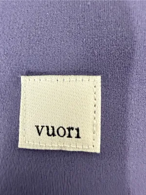 Vuori Purple Strappy Crop Sports Bra thumbnail 6