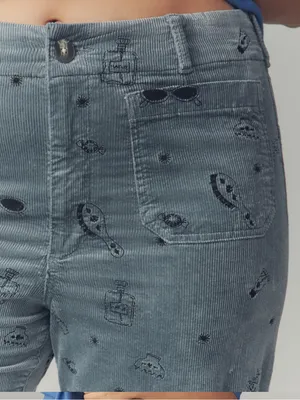 Maeve Collette Embroidered Corduroy Pants- Size 20 thumbnail 3