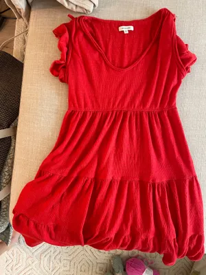 Boutique Red Dress thumbnail 1