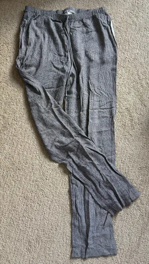 Gingham Flowy Pants Size XS thumbnail 2