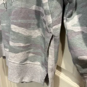 Aerie Camouflage Hooded Oversized Pullover Sweatshirt thumbnail 9