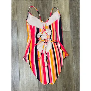 Aerie Strappy Back One Piece Swimsuit Women's Size Large thumbnail 4