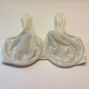 Wacoal 85567 Awareness Full Figure Seamless Underwire Bra 44DD Ivory Floral Lace thumbnail 2