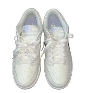 Nike Dunk Low Top White Women's Sneakers(Size 7.5) thumbnail 2