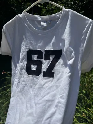 Aritzia TNA White ‘67’ Graphic Tee thumbnail 2