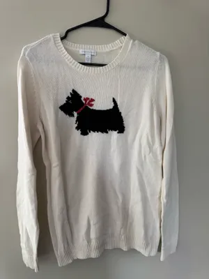 Dog Sweater Charter Club Scottie thumbnail 1