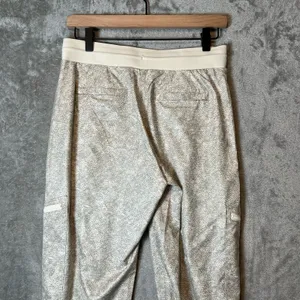 Athleta Venture Printed Athletic Pants‎ Size 2 Gray & White Women's thumbnail 5