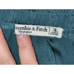 Abercrombie & Fitch Sleepwear Green Elastic Drawstring Pajamas Shorts Size XL thumbnail 5