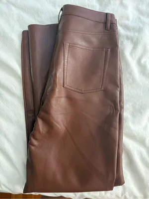 Aritzia Melina Faux Leather Pants thumbnail 3