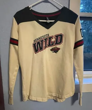 Gear for Sports Minnesota Wild NHL Women's Long Sleeve V-Neck Sweatshirt thumbnail 1