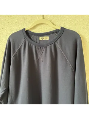 American Giant Crewneck Sweatshirt Size Large Navy Blue Minimalist Casual Cotton thumbnail 4