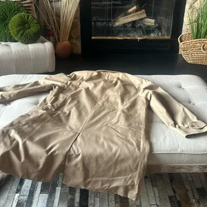 Burberry X Commuter 2 Khaki Trench Coat Plaid Size 42 thumbnail 11