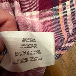 Women’s Eddie Bauer Cotton Pink Plaid Flannel shirt Size Small thumbnail 3