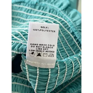 Reign The Label Teal Smocked V-Neck‎ Balloon Sleeve Crop Top Small Blue Boho thumbnail 6